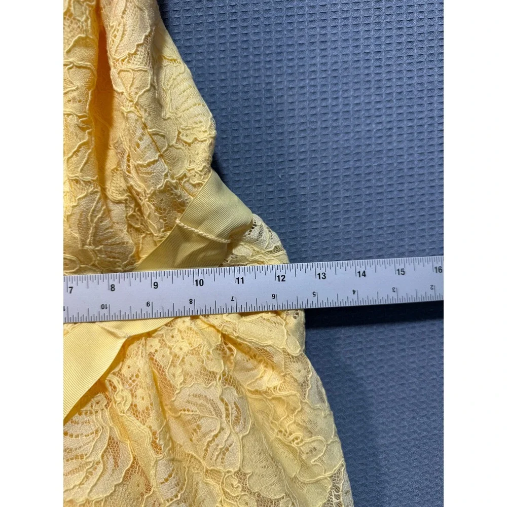 The Children's Place Lace Dress Girls 8 Butter Yellow